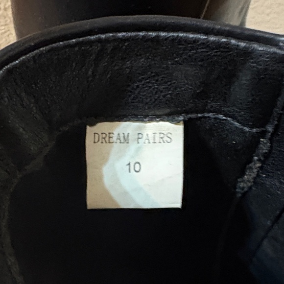 Dream Pairs Black Chunky Heel Boots - Picture 3 of 6